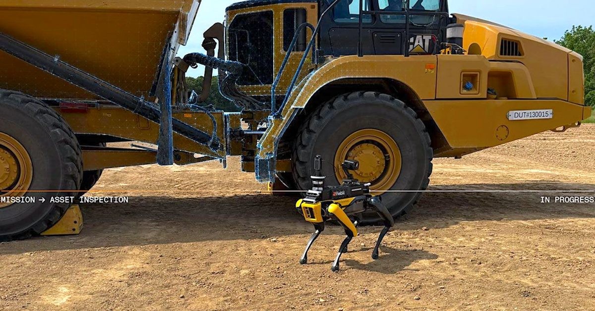 Caterpillar qurilish maydonchalari uchun sun'iy intellektli robot-itlarni joriy qilmoqda