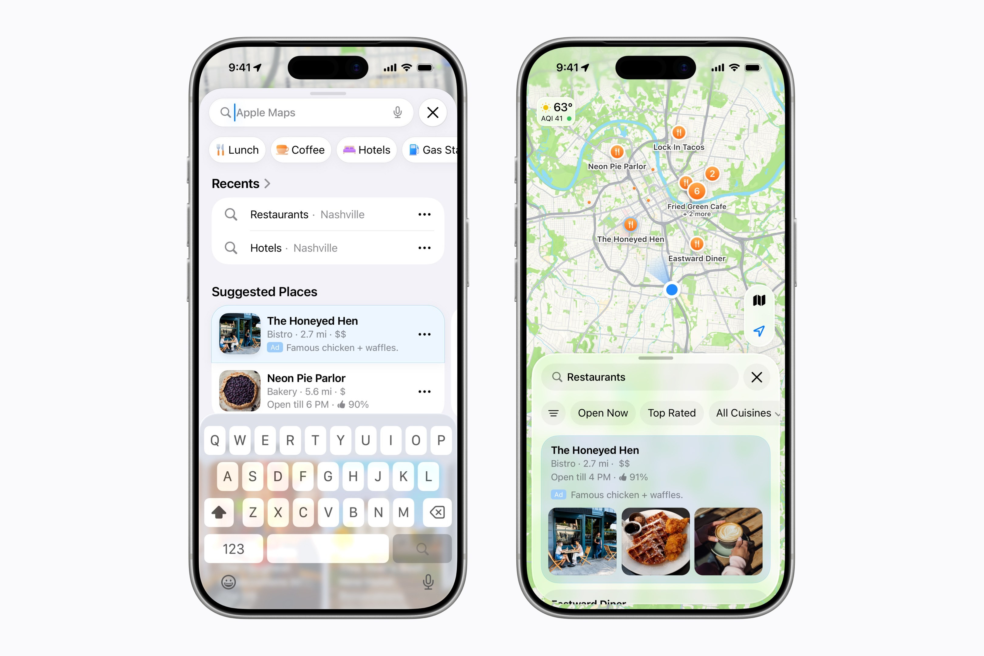 Apple Maps ilovasida reklama e'lonlari paydo bo'la boshladi