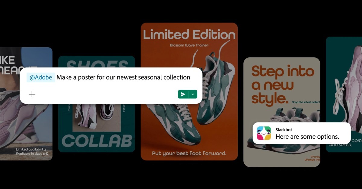 Adobe Photoshop va Firefly imkoniyatlarini Slack platformasiga olib keldi