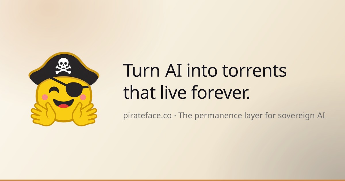 Pirate Face sun'iy intellekt modellarini o'chib ketishdan qutqarib qolmoqda