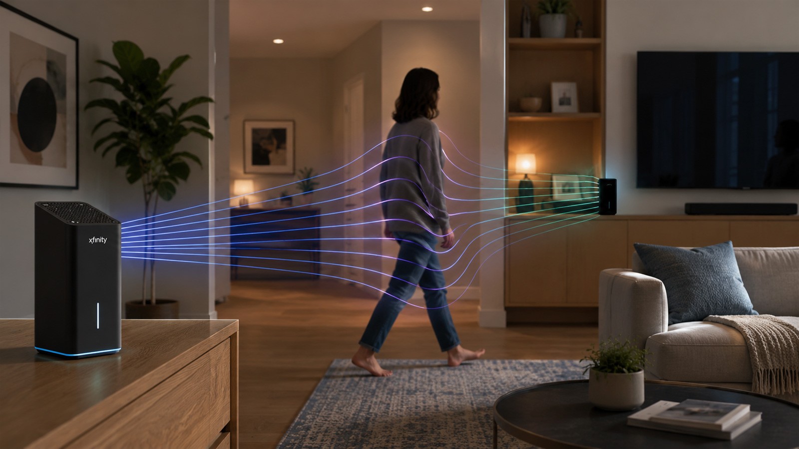 Comcast Wi-Fi tarmog'ini harakat sensoriga aylantirmoqda