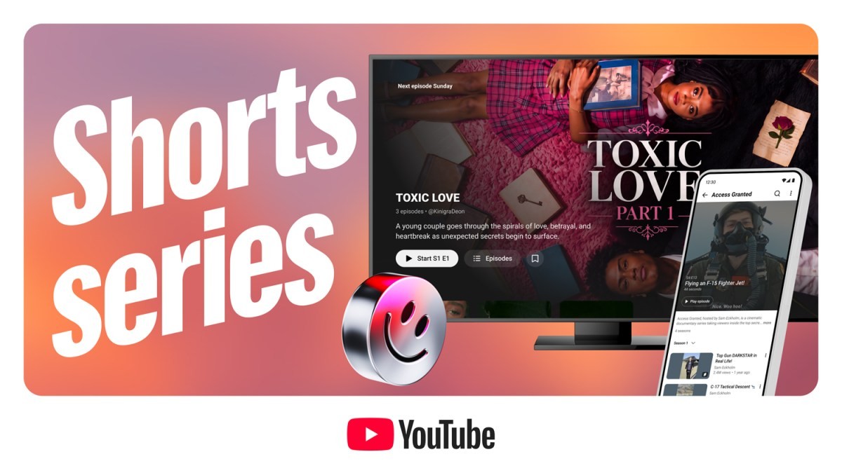 YouTube ‘Short series’ funksiyasini taqdim etdi – episodik Shorts tomosha