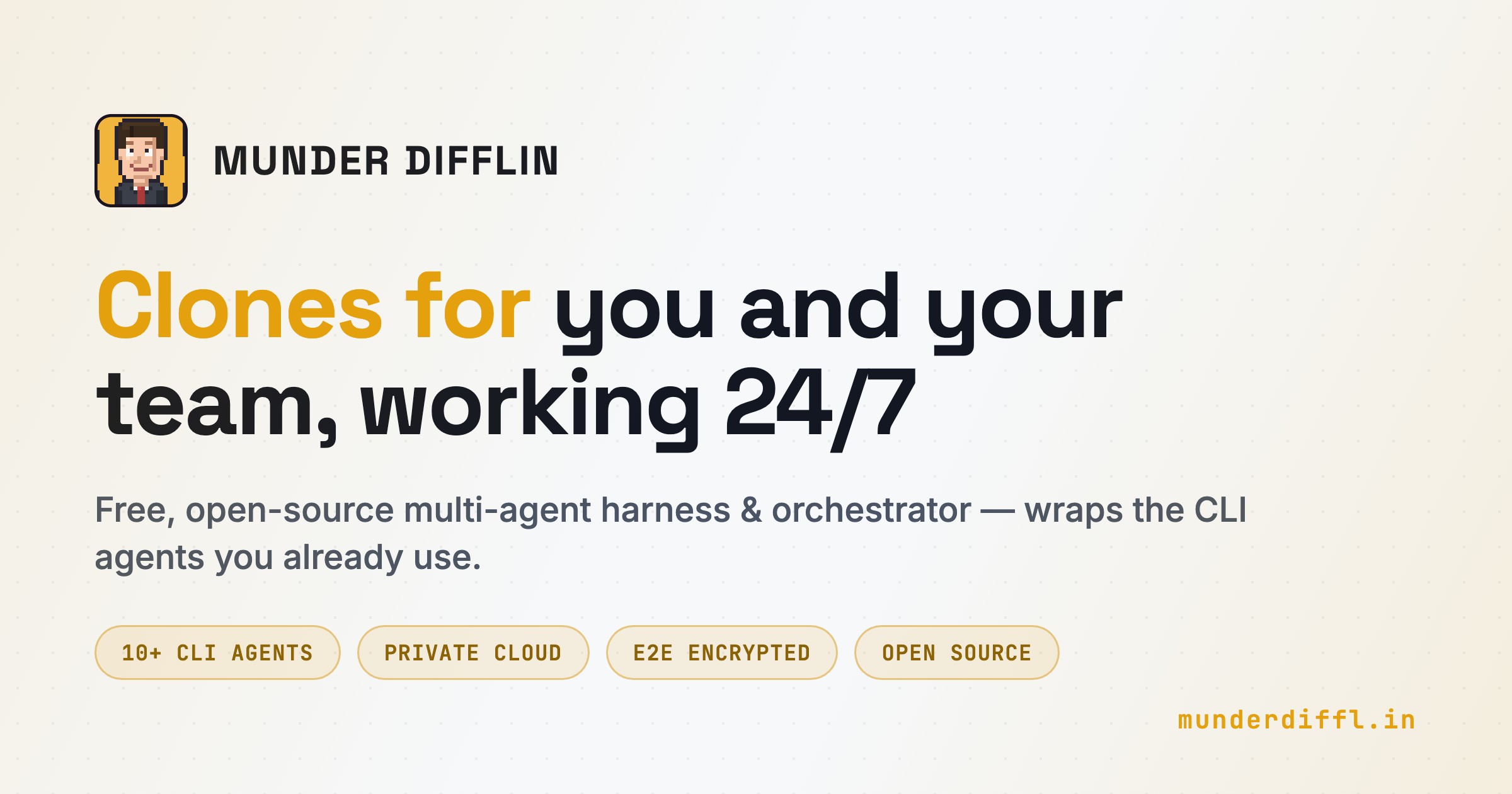 Munder Difflin: Sun'iy intellekt klonlaridan iborat virtual idorani boshqaring