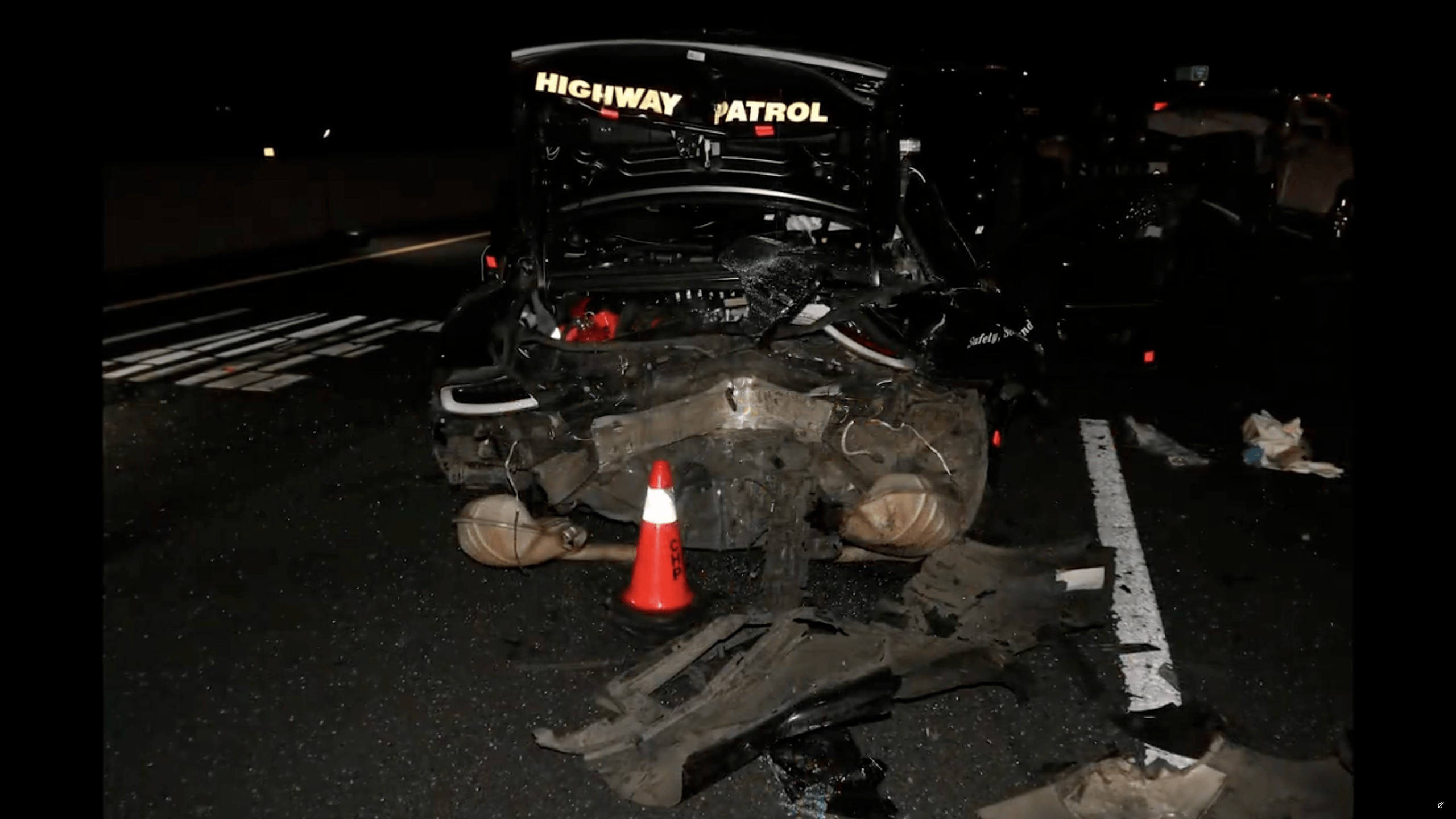 Tesla driver says he was asleep and using FSD in highway patrol crash