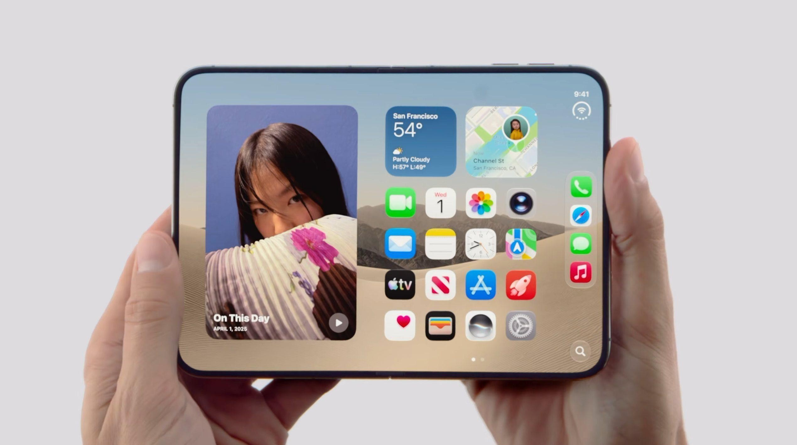 Apple kompaniyasi o'zining ilk buklanuvchi smartfoni — iPhone Duo'ni taqdim etdi