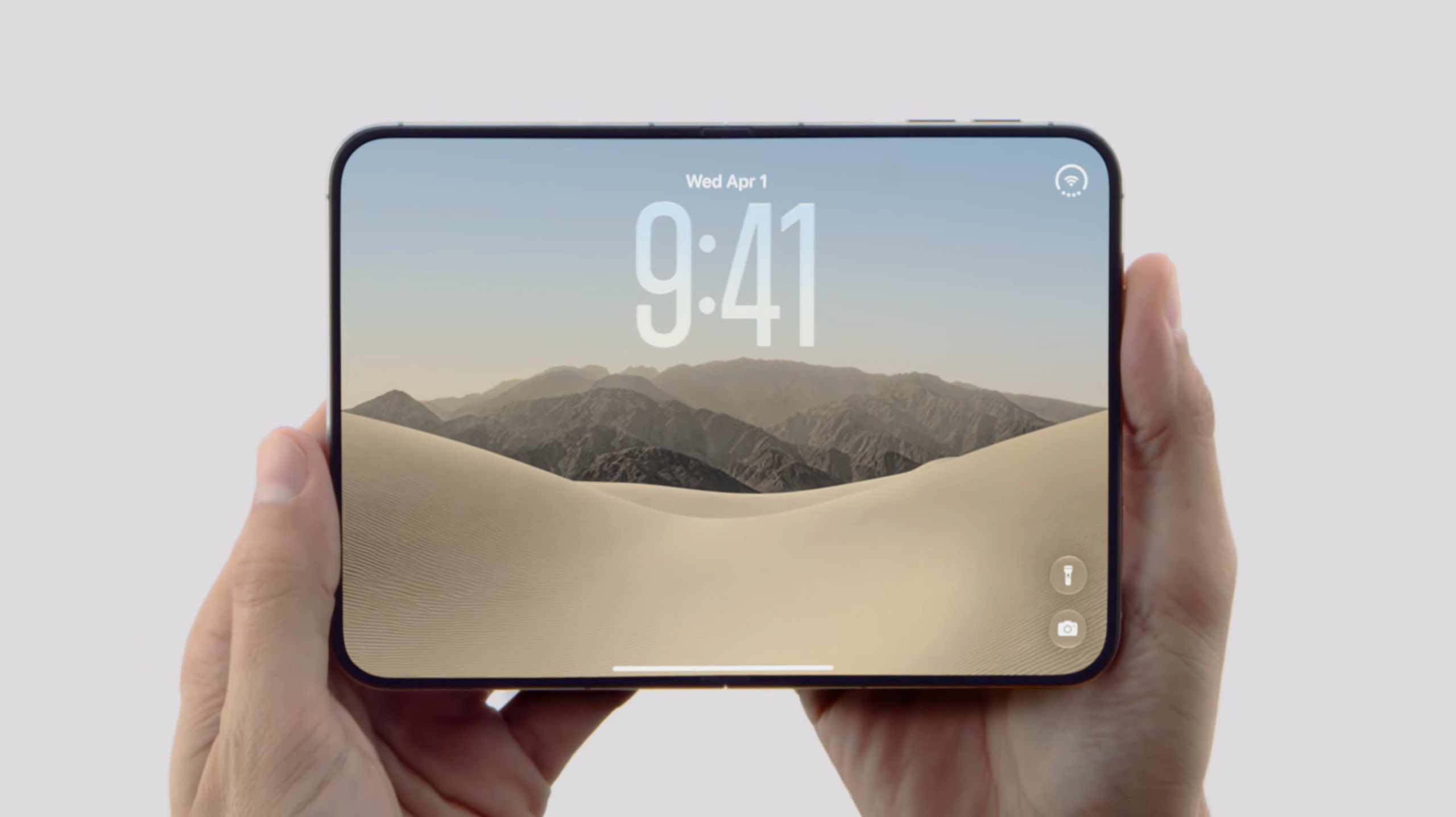 Apple kompaniyasi Z Fold formatidagi ilk buklanuvchi iPhone Duo'ni namoyish etdi