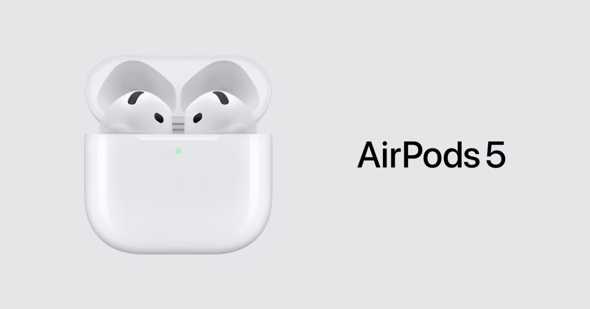 Apple kompaniyasi AirPods 5 quloqchinlarini taqdim etdi