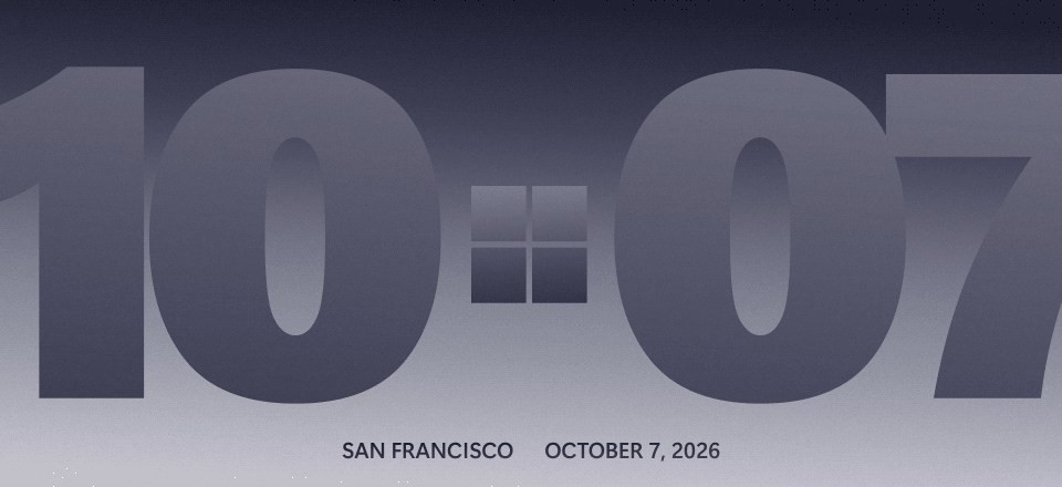 Microsoft oktyabr oyida Windows va Surface bo'yicha maxsus taqdimot o'tkazadi