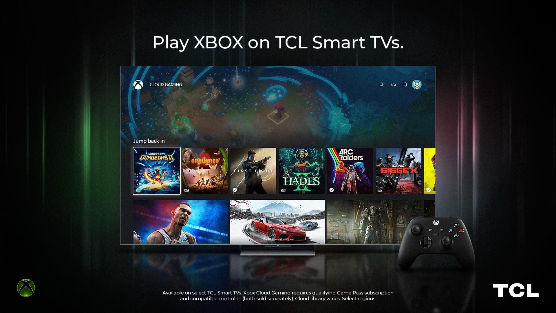 Xbox ilovasi TCL televizorlariga kelmoqda