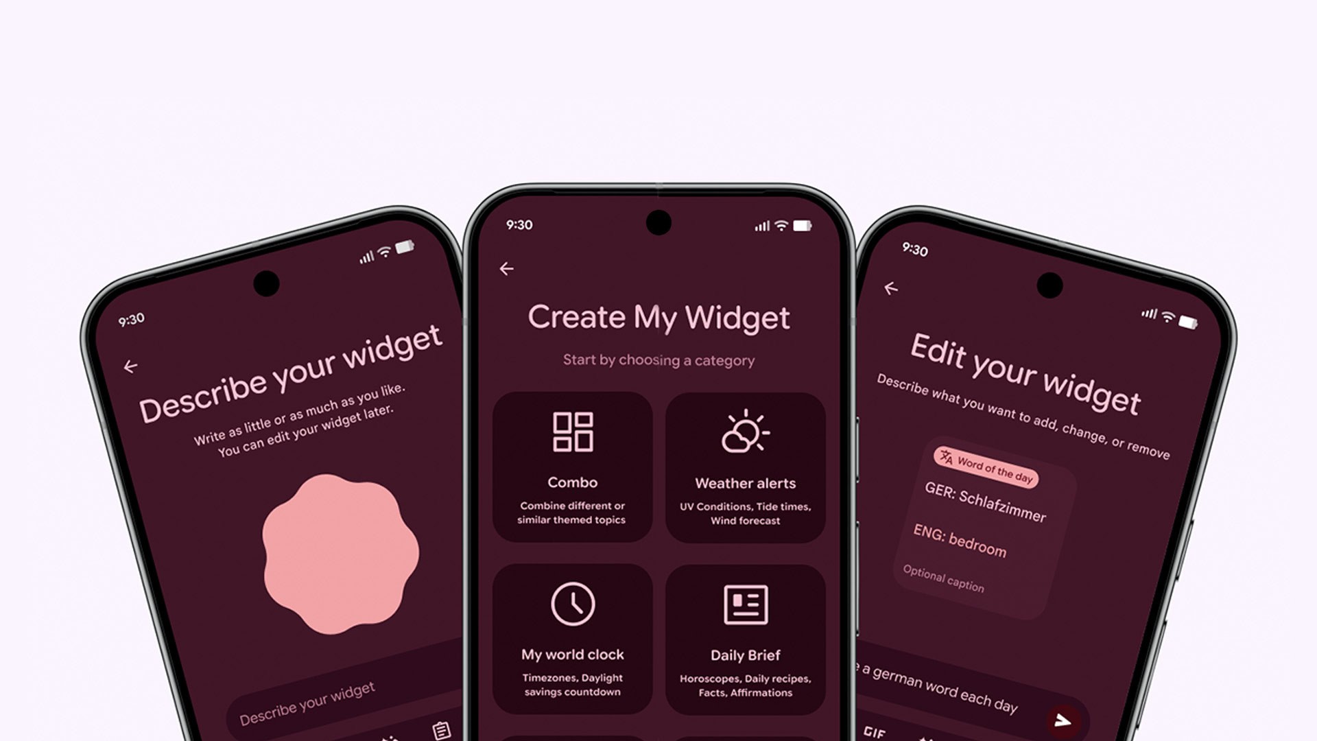 Google Android uchun sun'iy intellektga asoslangan vidjetlar yaratish ilovasini tayyorlamoqda