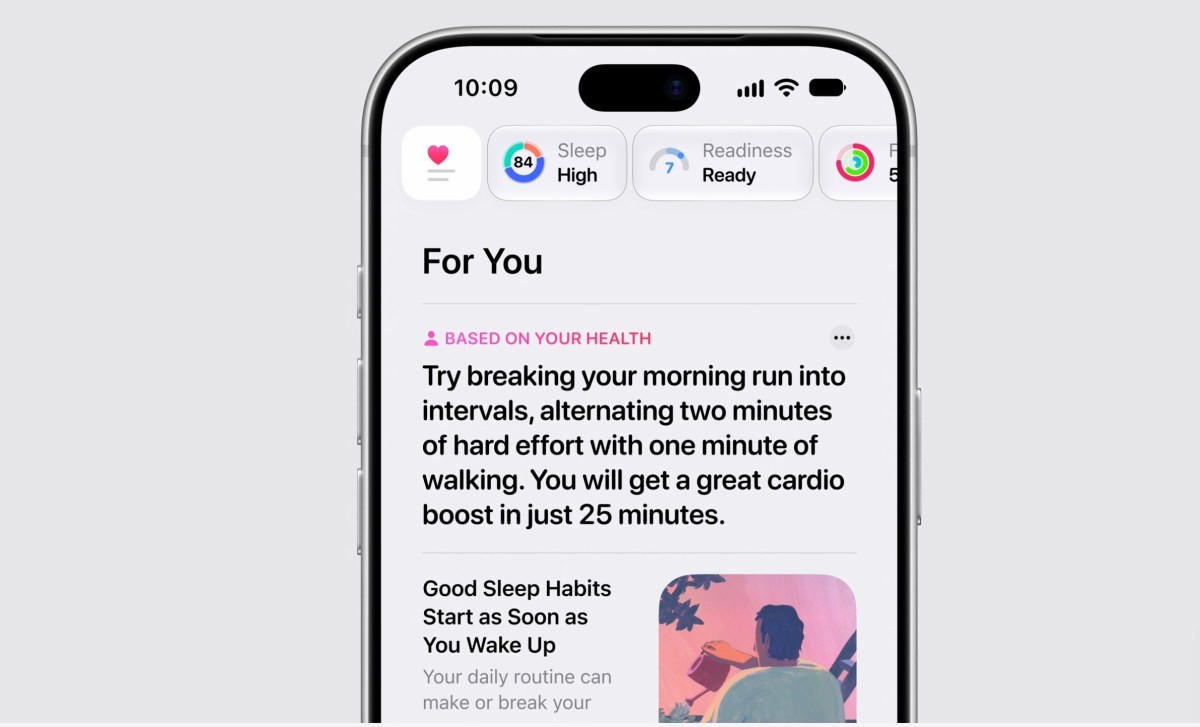 Apple kompaniyasi Health ilovasiga sog'liq yoshini aniqlash funksiyasini qo'shmoqda