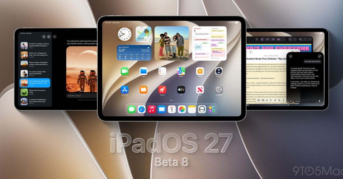 Apple iPadOS 27 va watchOS 27 uchun navbatdagi beta-versiyalarni chiqardi