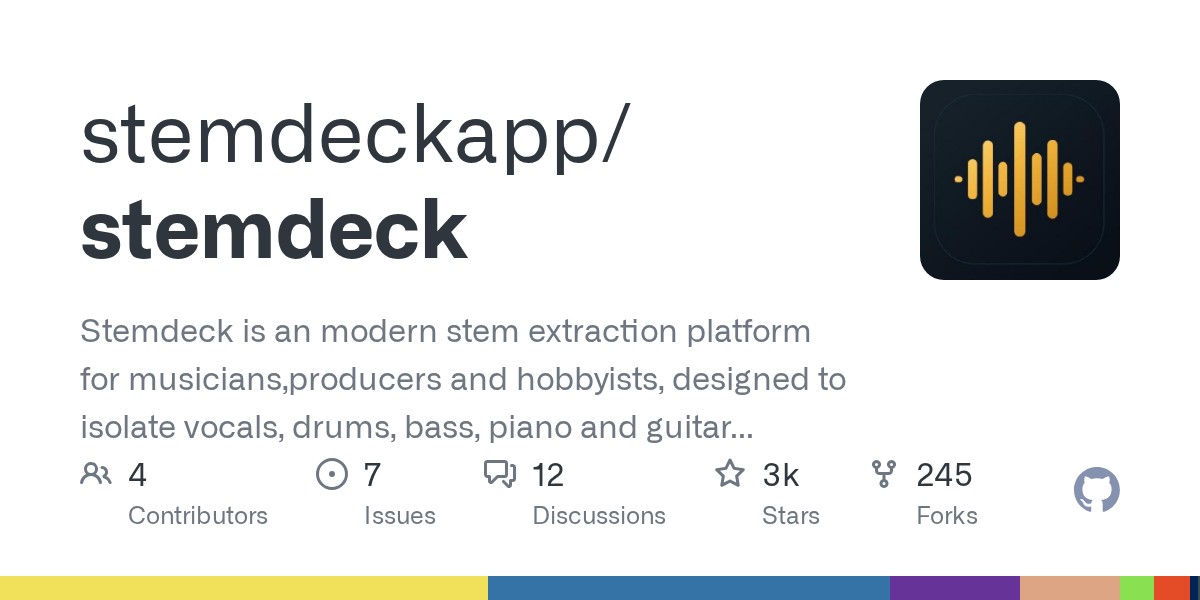 StemDeck: Ochiq kodli va lokal sun'iy intellektga asoslangan ovoz ajratuvchi taqdim etildi