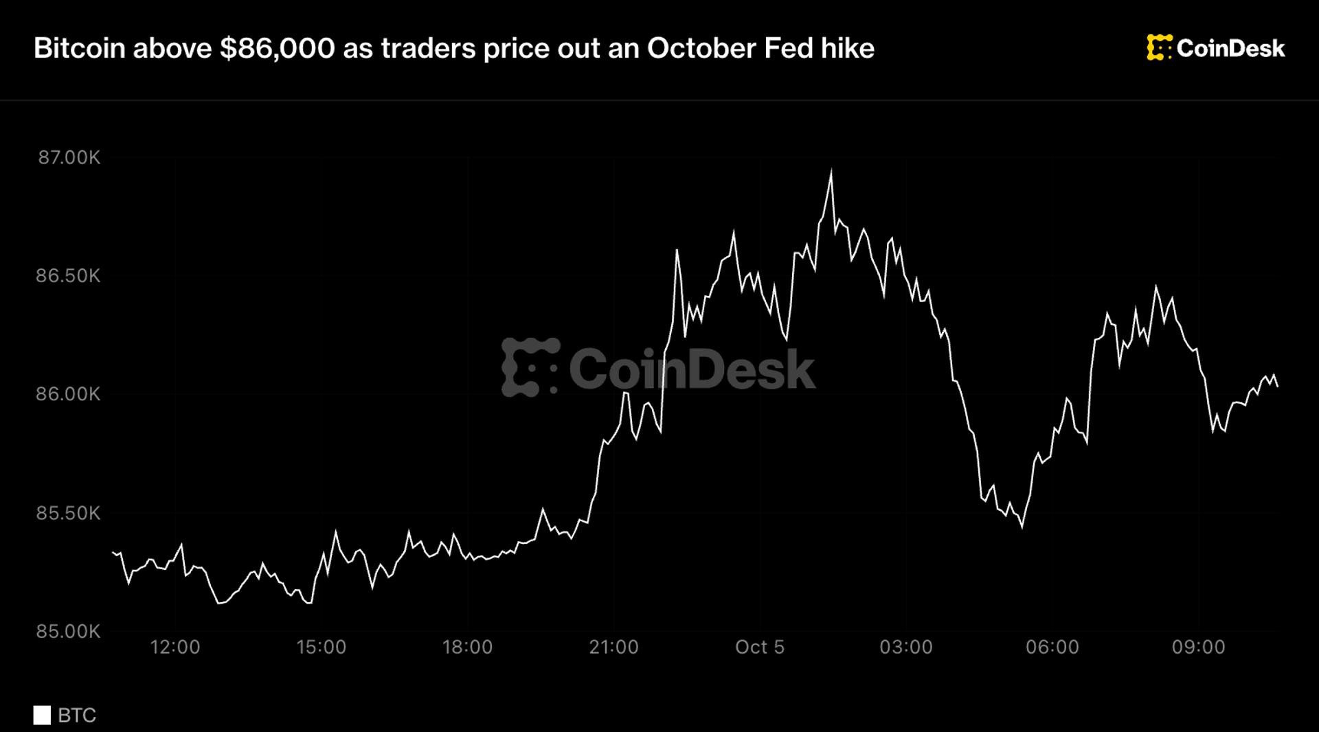 Bitcoin 86 ming dollardan oshdi