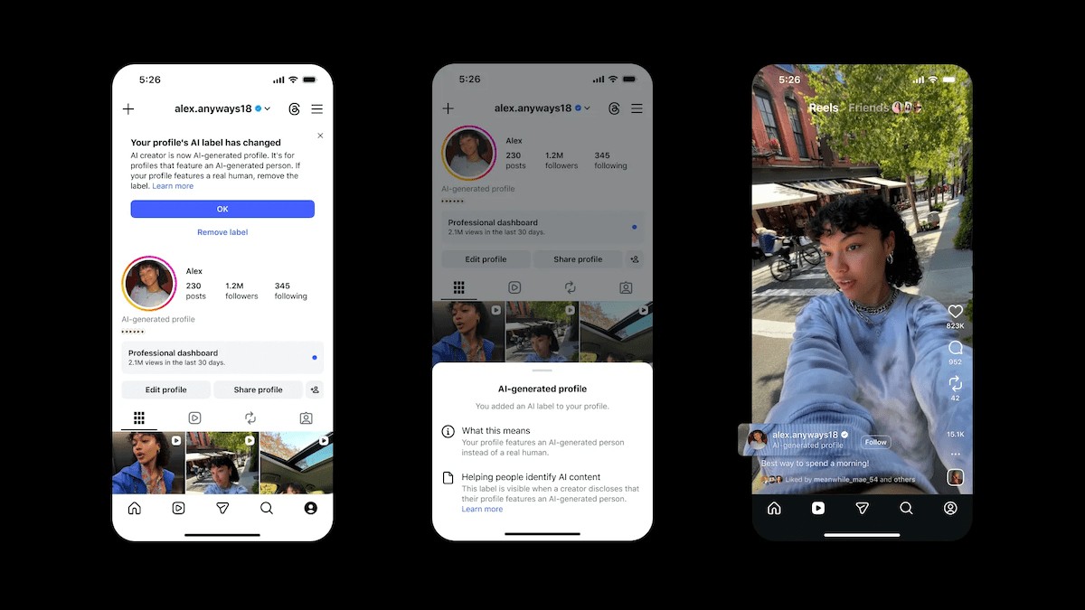 Instagram sun'iy intellekt profillari qamroviga yangi cheklovlar kiritdi