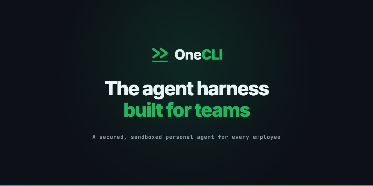 OneCLI: Jamoalar uchun ochiq kodli himoyalangan agent tizimi