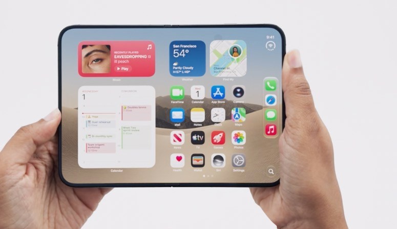 Apple o'zining ilk buklanuvchi smartfoni – iPhone Duo'ni taqdim etdi